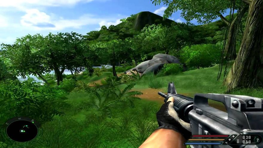 Скриншот геймплея Far Cry 1 - Джунгли